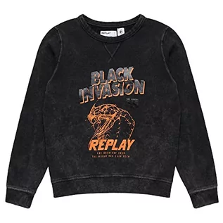 Bluzy dla chłopców - Replay Bluza chłopięca, 099 Blackboard, 16 Lat - grafika 1