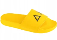 Klapki i japonki męskie - SUN68 Slippers Logo X36110-23 Żółte 45 - miniaturka - grafika 1