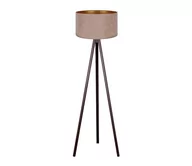 Lampy stojące - Brilagi - Lampa podłogowa VELVET 1xE27/60W/230V wenge/beżowa - miniaturka - grafika 1