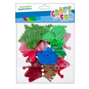 Craft with Fun Ozdoba Bn Eva Mix samoprzylepna 3w1 Pbh 12/144 - Pozostałe akcesoria dla plastyków - miniaturka - grafika 1