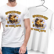 Koszulki męskie - T-Shirt Dla Sportowca biały Na Prezent z Dowolnym Nadrukiem Zdjęciem Gift - miniaturka - grafika 1