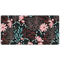 Podkładki na biurko - Mata z nadrukiem na biurko Kwiaty vintage 120x60 cm, Dywanomat - miniaturka - grafika 1