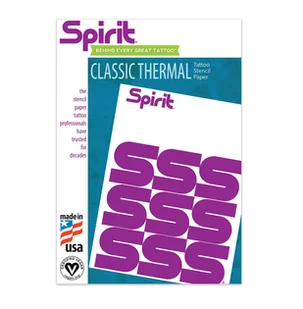 Papier Transferowy Spirit® Thermal 11" 100 arkuszy - Wyposażenie studia tatuażu - miniaturka - grafika 1