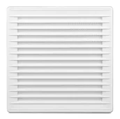 Kratki wentylacyjne - Air Roxy Panel Do Wentylatora Drim Szklany Satynowe Srebro RX 01-177 5903351802802 - miniaturka - grafika 1