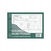 Druki akcydensowe - DRUK DOKUMENT NAJMU POJAZDU Z LIST PRZEW A5 MICHALCZYK I PROKOP - miniaturka - grafika 1