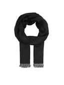 Apaszki i szaliki damskie - Calvin Klein Szal Vivian K60K611414 Czarny - miniaturka - grafika 1