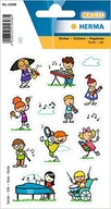 Etykiety do drukarek - HERMA 15698 jedwabne naklejki dla dzieci, szkoła muzyczna (13 naklejek, tkanina, matowa) samoprzylepne, z motywem permanentnym, etykiety dla dziewcząt i chłopców, kolorowe - miniaturka - grafika 1