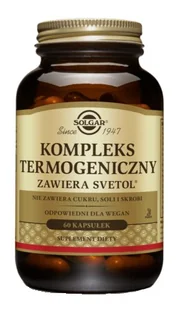 Solgar Kompleks Termogeniczny 60 kapsułek - Suplementy naturalne - miniaturka - grafika 1
