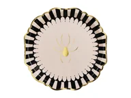 Halloween - Talerzyki Złoty Pająk na Halloween - 23 cm - 6 szt. - miniaturka - grafika 1