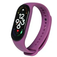Akcesoria do smartwatchy - Pasek DEVIA Deluxe Sport do Xiaomi Mi Band 5/Mi Band 6/Mi Band 7 Fioletowy - miniaturka - grafika 1