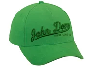 Czapki i chusty sportowe męskie - Czapka John Deere logo 3D zielona Oryginalna Wysoka Jako���� - miniaturka - grafika 1
