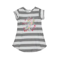 Bluzki damskie - Dziewczęca Bluzka Z Krótkim Rękawem, szary, rozmiar 98 - miniaturka - grafika 1