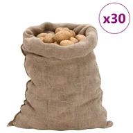 Plecaki - vidaXL Worki jutowe, 30 szt., 60x105 cm, 100% juta, 220 g/m² - miniaturka - grafika 1