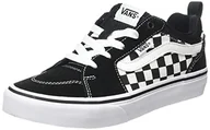Buty dla dziewczynek - Vans Yt Filmore trampki dziecięce unisex, Checkerboard czarna biała, 17 EU - miniaturka - grafika 1