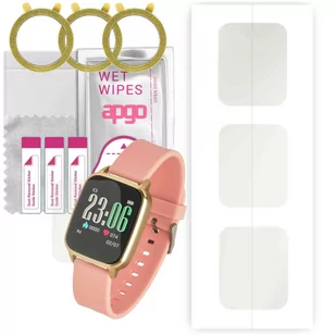 3x Folia hydrożelowa MATOWA do Garett Women Ada - apgo Smartwatch Hydrogel MATTE Protection Ochrona na ekran smartwatcha - Akcesoria do smartwatchy - miniaturka - grafika 1