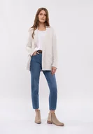Bluzy damskie - Prążkowany żakiet, Slim Fit, JB-MADELINE - miniaturka - grafika 1