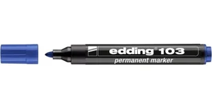 Marker permanentny e-103 EDDING, niebieski - Markery permanentne - miniaturka - grafika 1