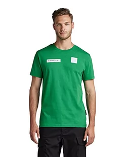 G-STAR RAW Męski t-shirt Velcro, zielony (Jolly Green 336-D608), M, zielony (Jolly Green 336-d608), M - Koszulki męskie - miniaturka - grafika 1