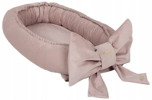 Kokon dla niemowlaka, gniazdko, otulacz dla noworodka, kokon z kokardą, ozd - Otulacze Kokon dla niemowlaka, gniazdko, otulacz dla noworodka, kokon z kokardą, ozd - Otulacze - miniaturka - grafika 1