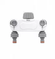 Inne akcesoria do nawadniania - Przyłącze z 2 zaworami, na kran 1" lub 3/4" do węża z szybkozłączkami rozd/3032K/BR - miniaturka - grafika 1