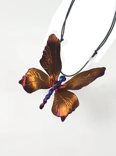 Zawieszka-tytanowy motyl - Naszyjniki - miniaturka - grafika 1