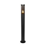 Lampy ogrodowe - QAZQA Nowoczesna latarnia zewnętrzna czarna 110 cm IP44 - Rox - miniaturka - grafika 1