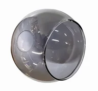 Oprawy, klosze i abażury - Klosz Szklany do lamp na E27 Kula dymna szara - miniaturka - grafika 1