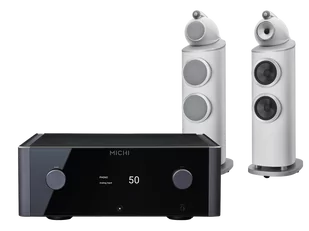 Rotel Michi X5 S2 (czarny) + 803 D4 (biały) - Zestawy stereo - miniaturka - grafika 1