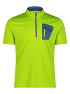 Koszulki sportowe męskie - CMP Koszulka kolarska w kolorze zielonym - miniaturka - grafika 1