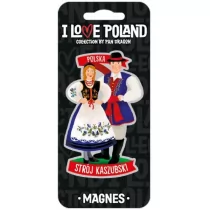Magnes I love Poland Polska ILP-MAG-D-PL-30 - Magnesy - miniaturka - grafika 1