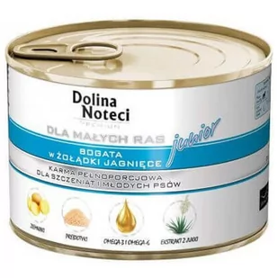 Dolina Noteci Premium Junior Małe Rasy Żołądki Jagnięce 185G - Mokra karma dla psów - miniaturka - grafika 4