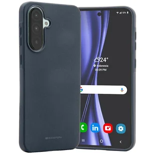 Etui Mercury Soft do Samsung Galaxy A56 granatowy - Etui i futerały do telefonów - miniaturka - grafika 1