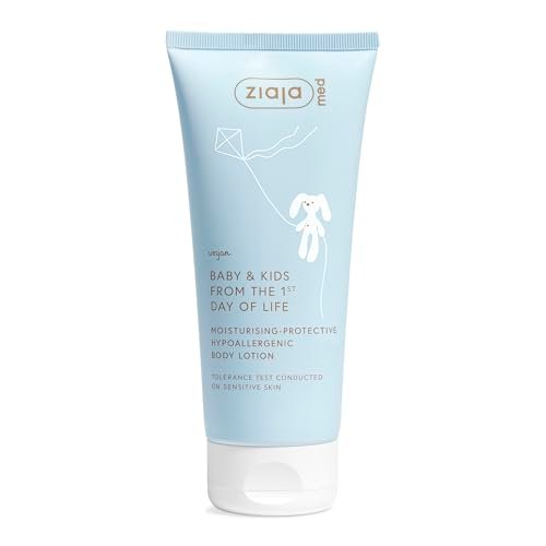 BABY & KIDS Hipoalergiczny nawilżający i ochronny balsam do ciała Od urodzenia Bez perfum 98% Składniki pochodzenia naturalnego Z masłem shea od ZIAJA MED