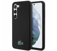 Etui i futerały do telefonów - Lacoste Silicone do Samsung Galaxy S23 Czarny - miniaturka - grafika 1
