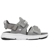 Sandały męskie - Sandały New Balance SUA750C3 - szare - miniaturka - grafika 1