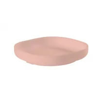 Beaba Silikonowy talerzyk z przyssawką pink - Miseczki i talerzyki dla dzieci - miniaturka - grafika 1