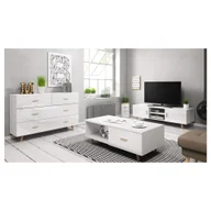 Inne meble do salonu - Zestaw Mebli Do Salonu Biały Sweden Vivaldi Meble Biały - miniaturka - grafika 1
