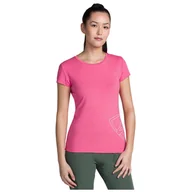 Koszulki sportowe damskie - Koszulka damska Kilpi Lismain Rozmiar: XL / Kolor: różowy - miniaturka - grafika 1