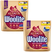 Środki do prania - Zestaw Woolite Mix Colors z keratyną Kapsułki do Prania 66 szt. - miniaturka - grafika 1