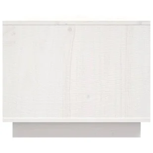 Lumarko Stolik kawowy, biały, 80x50x40 cm, lite drewno sosnowe - Ławy i stoliki kawowe - miniaturka - grafika 8