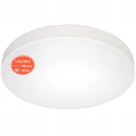 Lampy sufitowe - Plafon Led lampa sufitowa Mała 30CM okrągła Biała panel natynkowy do pokoju - miniaturka - grafika 1