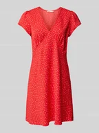 Sukienki - Sukienka mini z dekoltem w serek model ‘MYLA’ - miniaturka - grafika 1