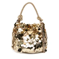 Torebki damskie - Torebka Guess HWEG95 38750 Złoty - miniaturka - grafika 1