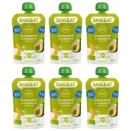 Desery dla dzieci - Smileat Mus z ekologicznymi jagodami i awokado po 6 miesiącu Zestaw 6 x 100 g Bio - miniaturka - grafika 1
