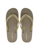 Klapki i japonki męskie - Calvin Klein Jeans Japonki Thong+ Tpu YM0YM01265 Brązowy - miniaturka - grafika 1