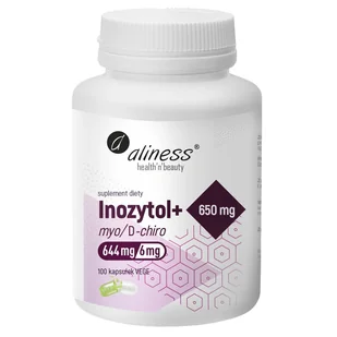 Aliness Inozytol 650 mg, 100 kapsułek vege - Układ nerwowy - miniaturka - grafika 1