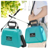 Opryskiwacze - OPRYSKIWACZ CIŚNIENIOWY AKUMULATOROWY ELEKTRYCZNY RĘCZNY OGRODOWY 5L DYSZE - miniaturka - grafika 1