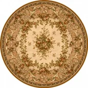 Dywany - Dywan polski Agnella Isfahan DAFNE sahara koło wełna - miniaturka - grafika 1