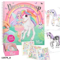 Kolorowanki, wyklejanki - Zestaw Dress Me Up Jednorożec Ylvi 12579A - miniaturka - grafika 1