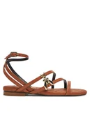 Sandały damskie - Patrizia Pepe Sandały 8X0095/L048-B815 Brązowy - miniaturka - grafika 1